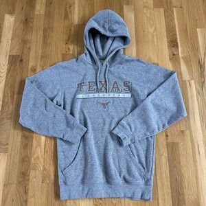 Texas Longhorns Hoodie Champion Men's Small Gray NCAA Pullover Sweatshirt UT